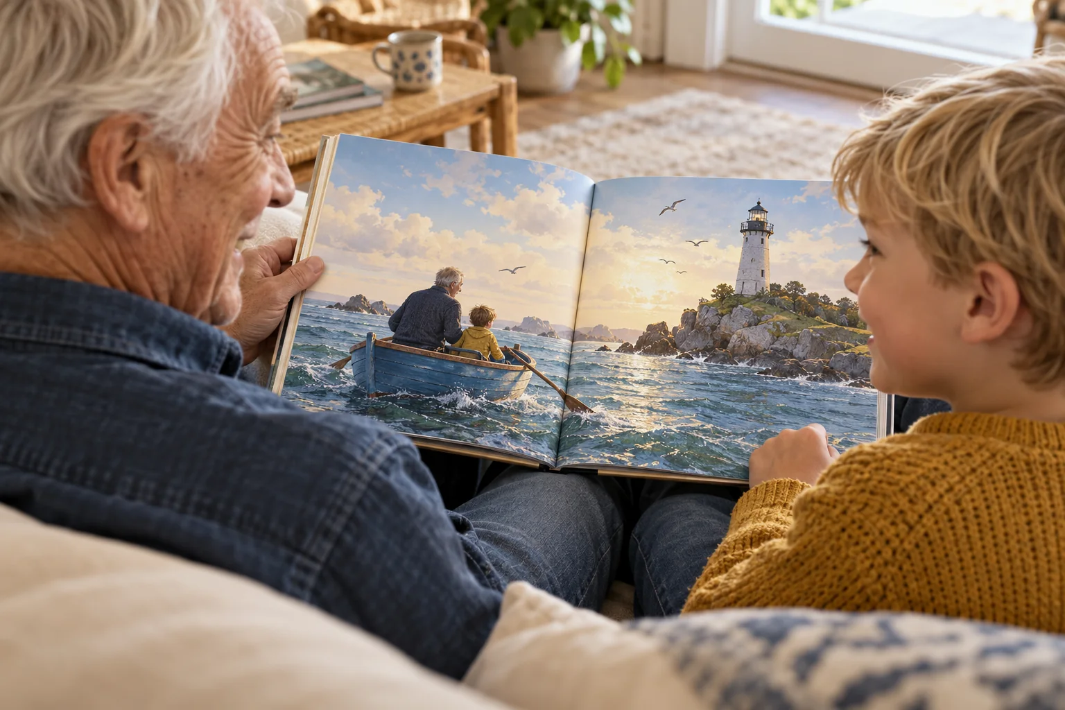 A family or couple sharing their any occasion story
