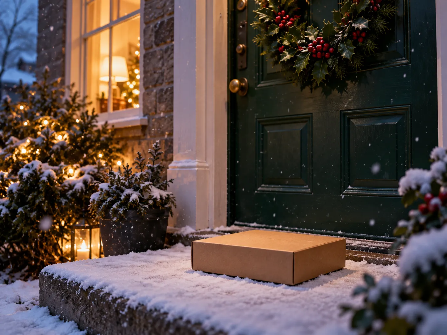 A Crewtales book parcel delivered to a doorstep